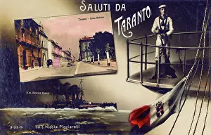 Corso: Greetings postcard from Taranto, Italy