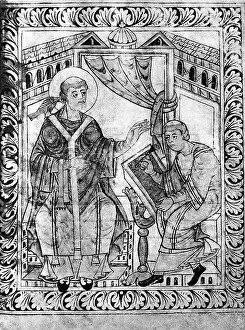 Dictating: Gregory I (Anicius Gregorius), circa 540 - 12.3.604