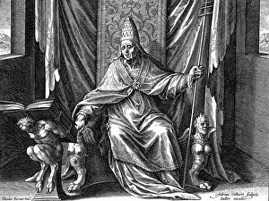 Collaert: Gregory I, The Great (c540-604) Pope from 590