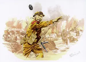 Malcolm Greensmith Collection: Grenade Assault - D-Day beaches