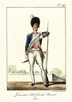 Frogging: Grenadier of the French Guards, 1786