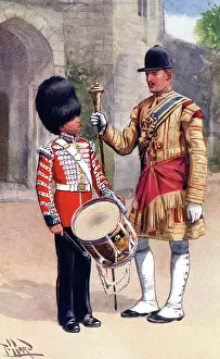 Drummer: Grenadier Guards, Sergeant and Drummer in State dress