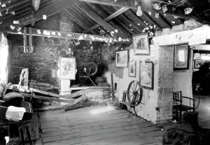Gretna: Gretna Green, Old Smithy interior c1955