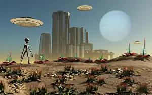 Anthropomorphic: Grey Aliens on a distant homeworld