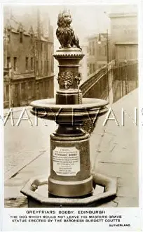 Burdett: Greyfriars Bobby memorial