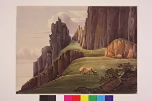 1828: Greyman's Path from the Base of the Cliffs