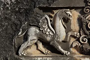 Oracular: Griffin relief, Didyma, Aydin, Turkey