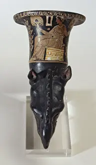 Griffin: Griffin-shaped apulian rhyton