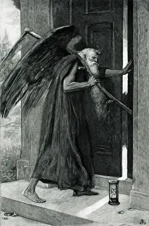 Scythe: The Grim Reaper, by John Everett Millais