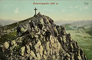 Grimming: Grimming. Grimming summit (2351 m). 1907. Photochrom