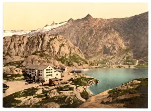 Grimselstrasse: Grimselstrasse, the hospice, Bernese Oberland, Switzerland
