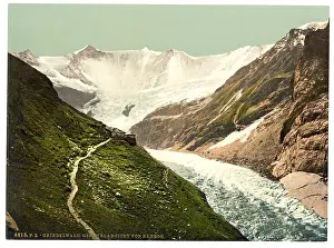 Grindelwald: Grindelwald, the Baregg Glacier, Bernese Oberland, Switzerla