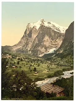 Grindelwald: Grindelwald, general view, Bernese Oberland, Switzerland