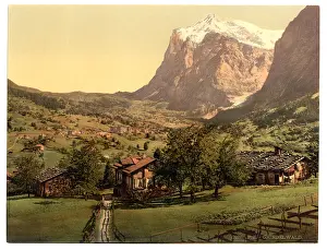 Grindelwald: Grindelwald, general view, Bernese Oberland, Switzerland