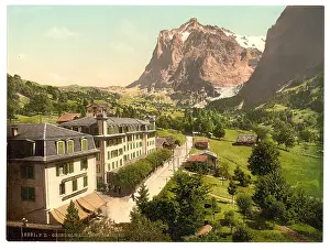 Grindelwald: Grindelwald, Hotel Eiger, Bernese Oberland, Switzerland