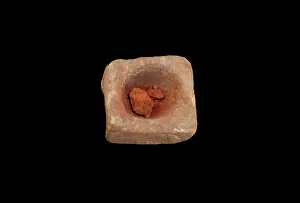 Ochre: Grinding pot, Stromness Museum, Stromness, Mainland, Orkney