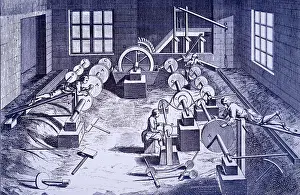 1751: Grinding of sword blades. 1751