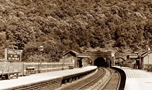 Grindleford: Grindleford Railway Station and Tunnel