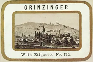 Grinzing: Grinzinger'. Wine labels 1870