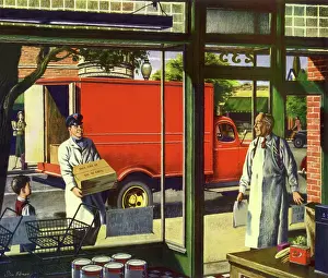 Grocer: Grocer Accepts Delivery