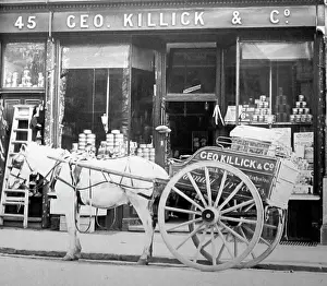 Grocers: Grocer's shop, early 1900s