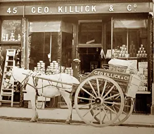 Grocers: Grocer's shop, early 1900s
