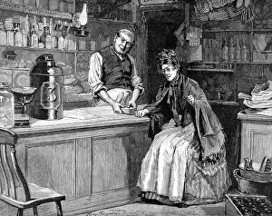 Leroux: Grocer's shop by Percy Macquoid