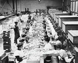 Parcel: Grocery rations, World War I