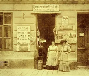 Leopoldstadt: Grocery store of Bertha Russo in Lessinggasse
