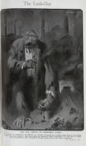 Strife: Grotesque caricature, The Lock-Out's a monster
