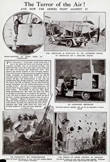 Mitrailleuse: Ground defence against enemy air attacks, WW1