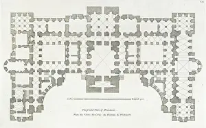 Britannicus: Ground plan Blenheim Palace, Oxfordshire