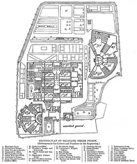 Coldbath: Ground plan of Coldbath Fields Prison