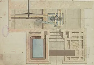 Grimshaw: Ground plan of the engine, boilers