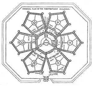 Millbank: Ground plan of Millbank Prison