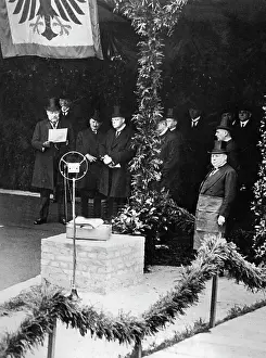 Groundbreaking ceremony of the extension of