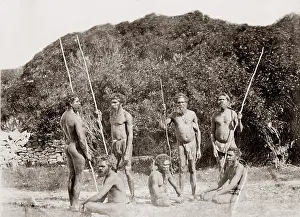Aboriginal: Group of Aboriginal man, NW of Australia