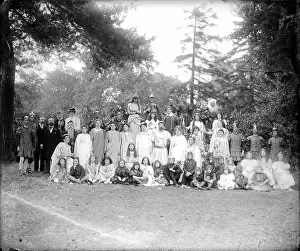 Dressing Up: A Group of Actors in Costume
