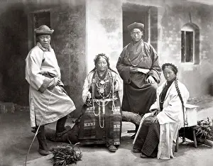 Occupational: Group of Bhotia, India, 1860's