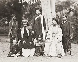 Sibling: Group from the Brahmin caste, India, c.1880's Taurines