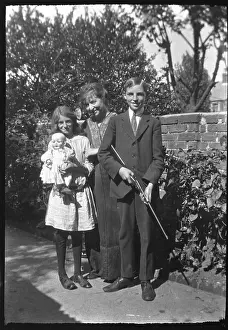 Vanessa Wagstaff: A group of children in the garden
