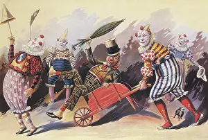 Whiteface: Group of Clowns
