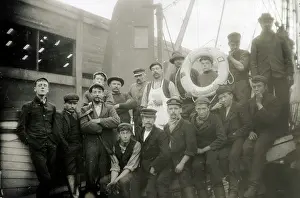 Lifebelt: A group of Cornish Fishermen
