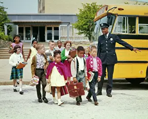 Group of Ethnically Diverse Elementary Students