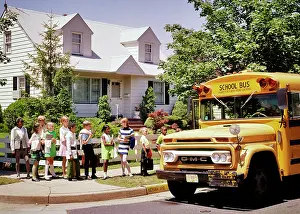 Ethnically: Group of Ethnically Diverse Kids Boys Girls Getting on