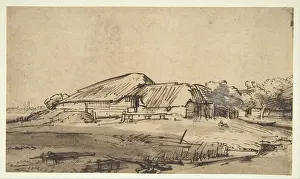 The Liszt Collection: Group of Farm Buildings, ca. 1648-52