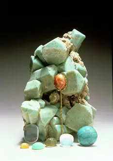 Cyclosilicate: A group of feldspar specimens