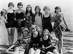 Outings: Group of female friends at the beach