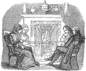 May17: Group in front of fire, c. 1800