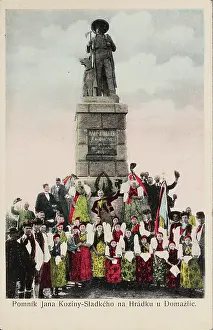 Koniggratz: Group in folk costume in Koniggratz